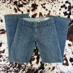 GAP Curvy Straight Leg Blue Jeans 90s Sz 6 long